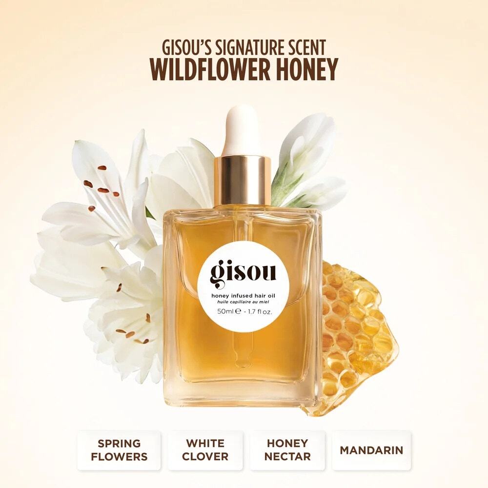 Gisou Honey Infused Hair Oil 50ml 1.7oz Full Size New Open Box Unused - Picture 3 of 6